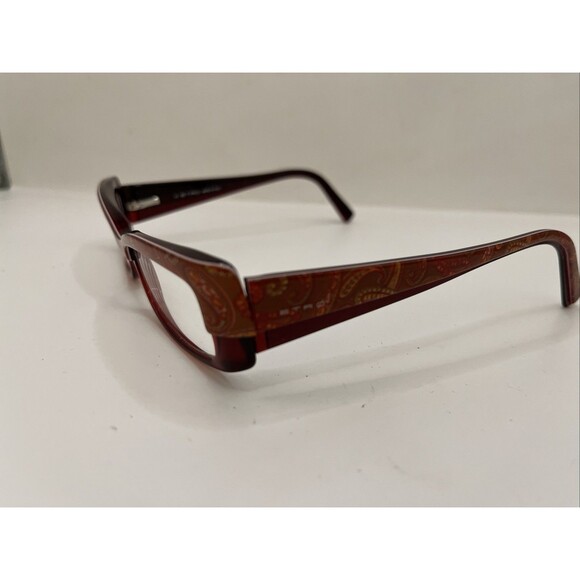 etro Eyeglasses MOD VE 9800 Designer Frames Only Red 52-14-140 - Picture 3 of 6